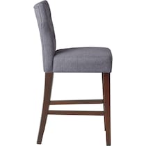 prudence gray counter height stool   