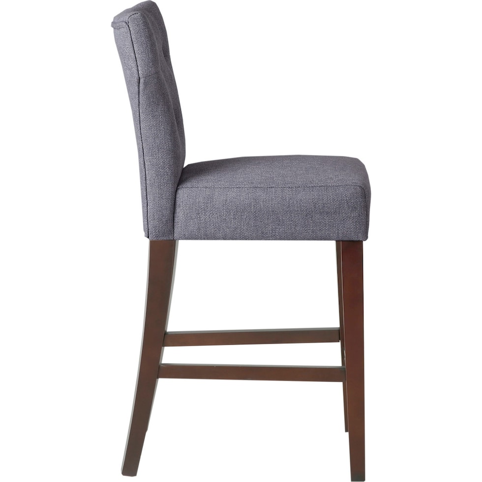 prudence gray counter height stool   