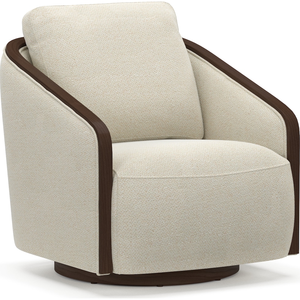 pryer neutral accent chair   