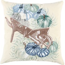 pumpkin harvest natural pillow   