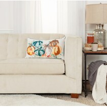 pumpkin patch multicolor accent pillow   