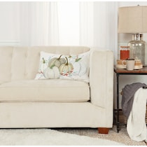 pumpkin picking multicolor accent pillow   