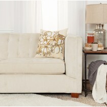 pumpkin vine natural accent pillow   