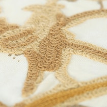 pumpkin vine natural accent pillow   