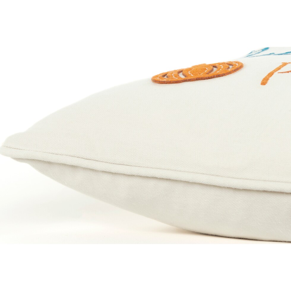 pumpkins please multi accent pillow   