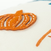 pumpkins please multi accent pillow   