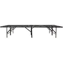 quane black king bed frame   