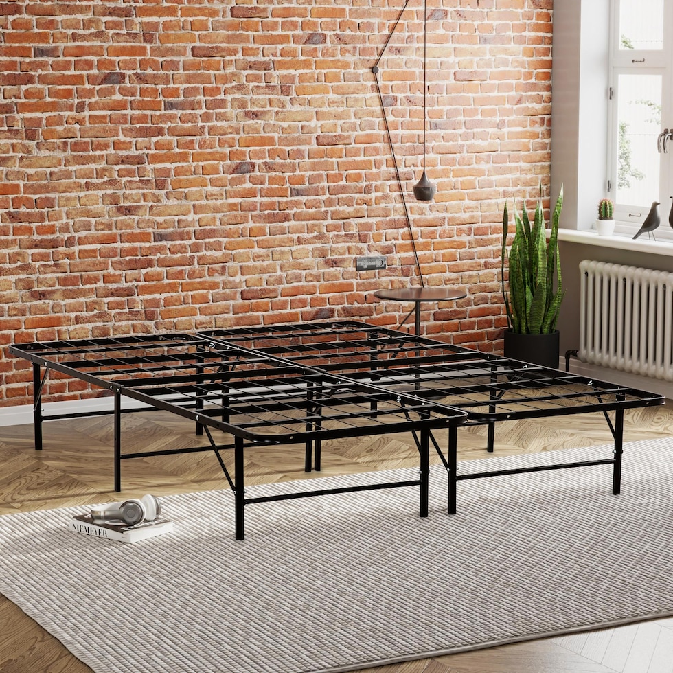 quane black queen bedframe   