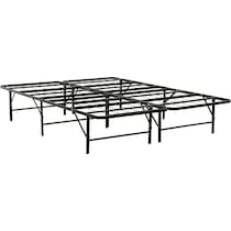 quane black twin bedframe   