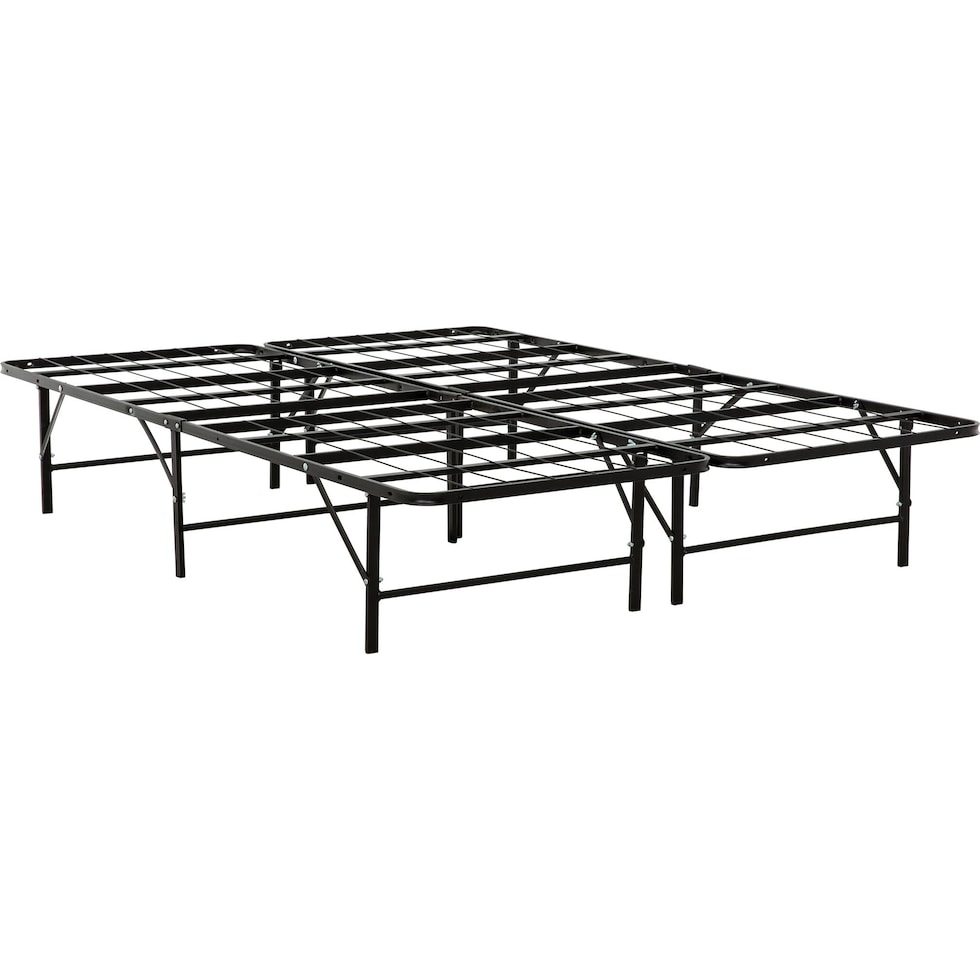 quane black twin bedframe   