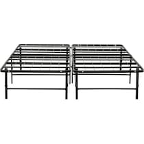 quane black twin bedframe   