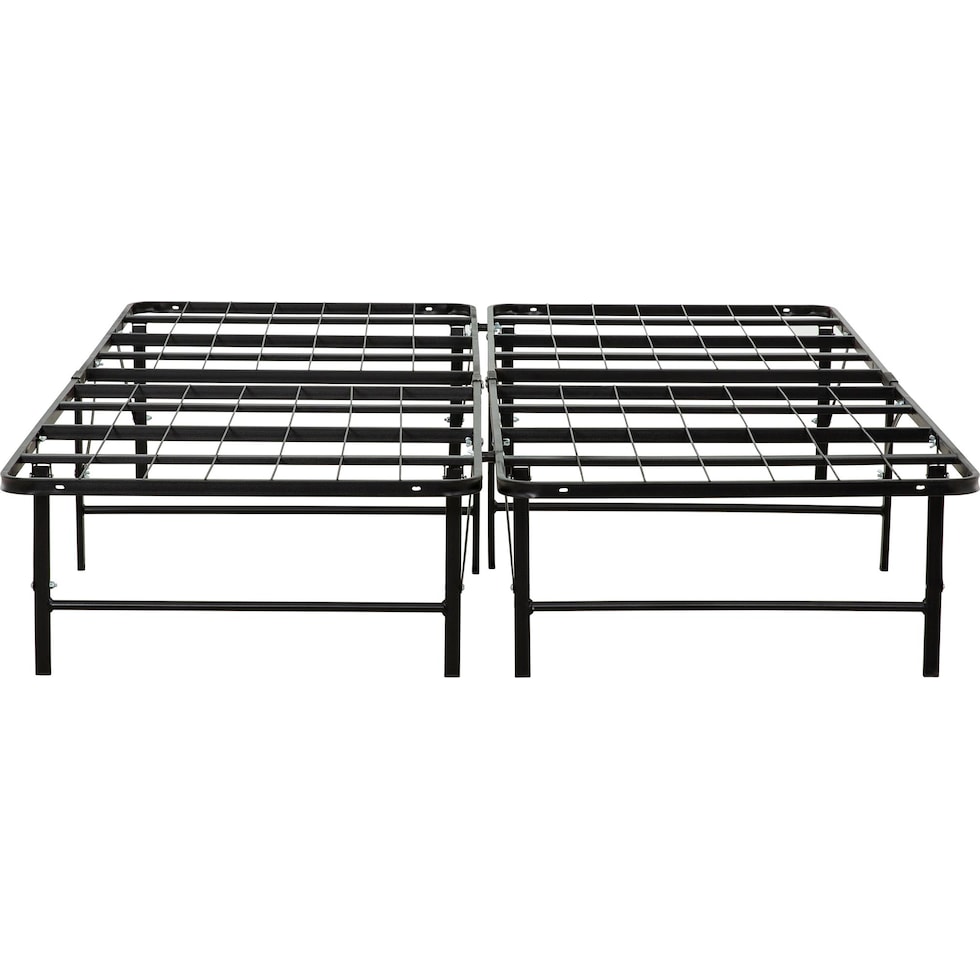 quane black twin bedframe   
