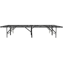 quane black twin bedframe   