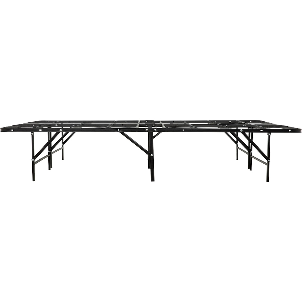 quane black twin bedframe   