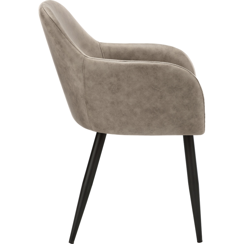 quentin beige black chair   