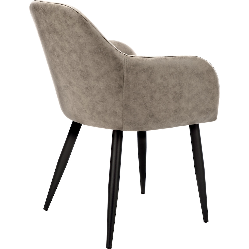 quentin beige black chair   