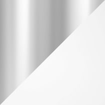 quentin white chrome chair   
