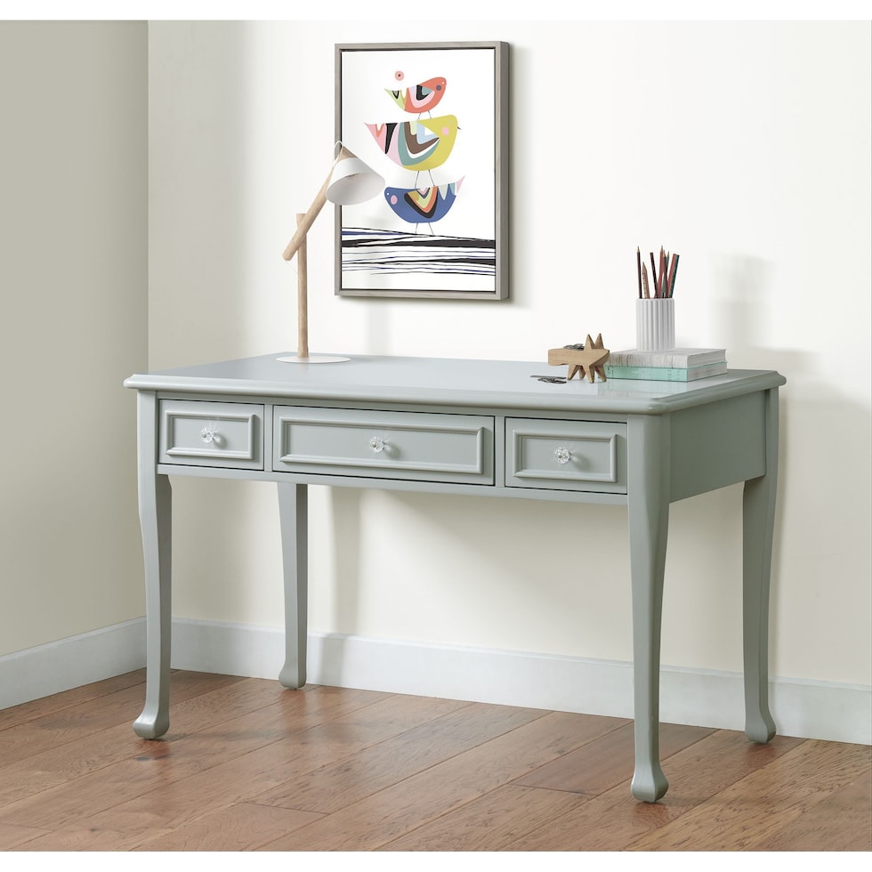 quill gray desk   