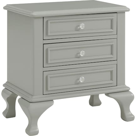 Quill 2 Drawer Nightstand - Gray