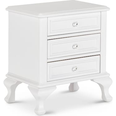 Quill 2 Drawer Nightstand - White