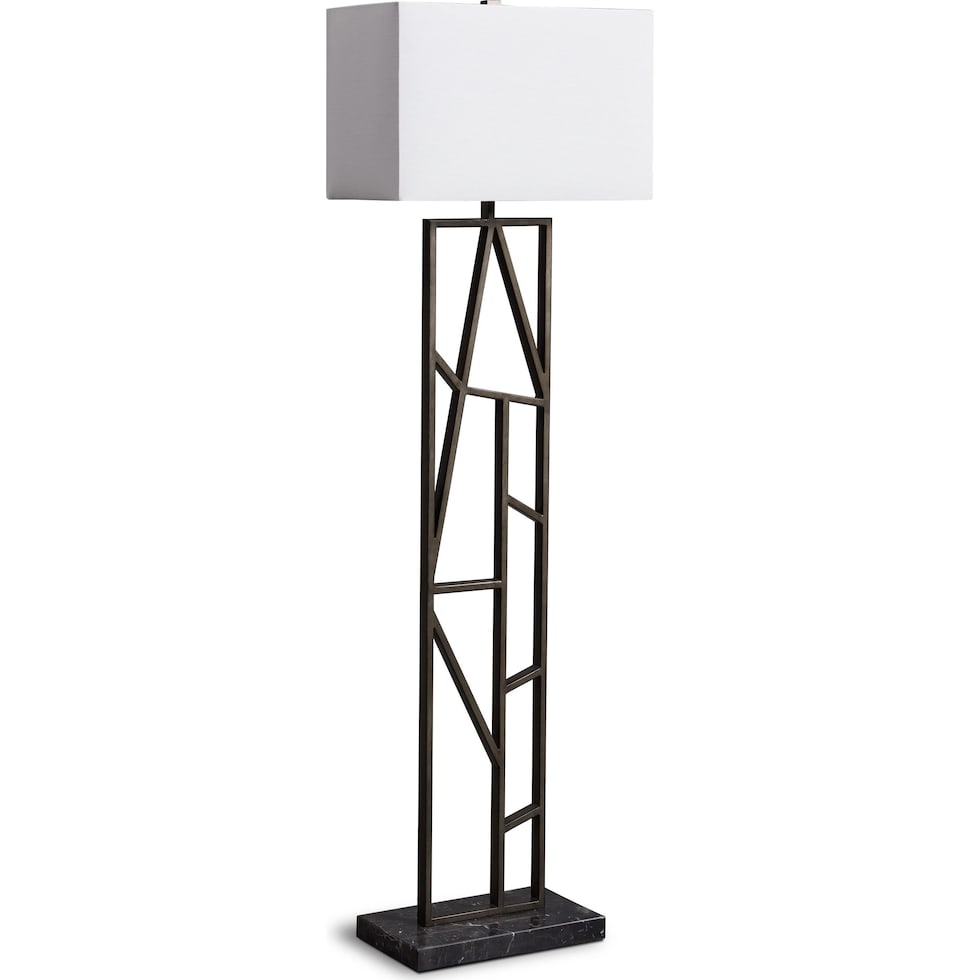 quin multicolor floor lamp   