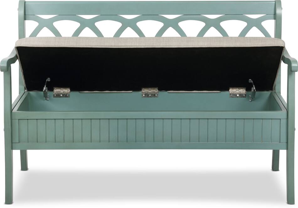 Quincy Storage Bench Value City Furniture