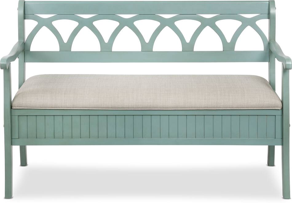 Quincy Storage Bench Value City Furniture
