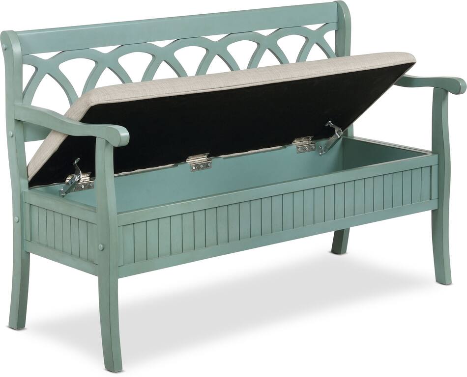 Quincy Storage Bench Value City Furniture