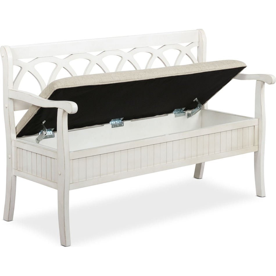 Quincy Storage Bench Value City Furniture