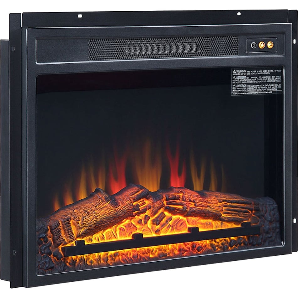 quinta dark brown fireplace tv stand   