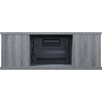 quinta gray fireplace tv stand   