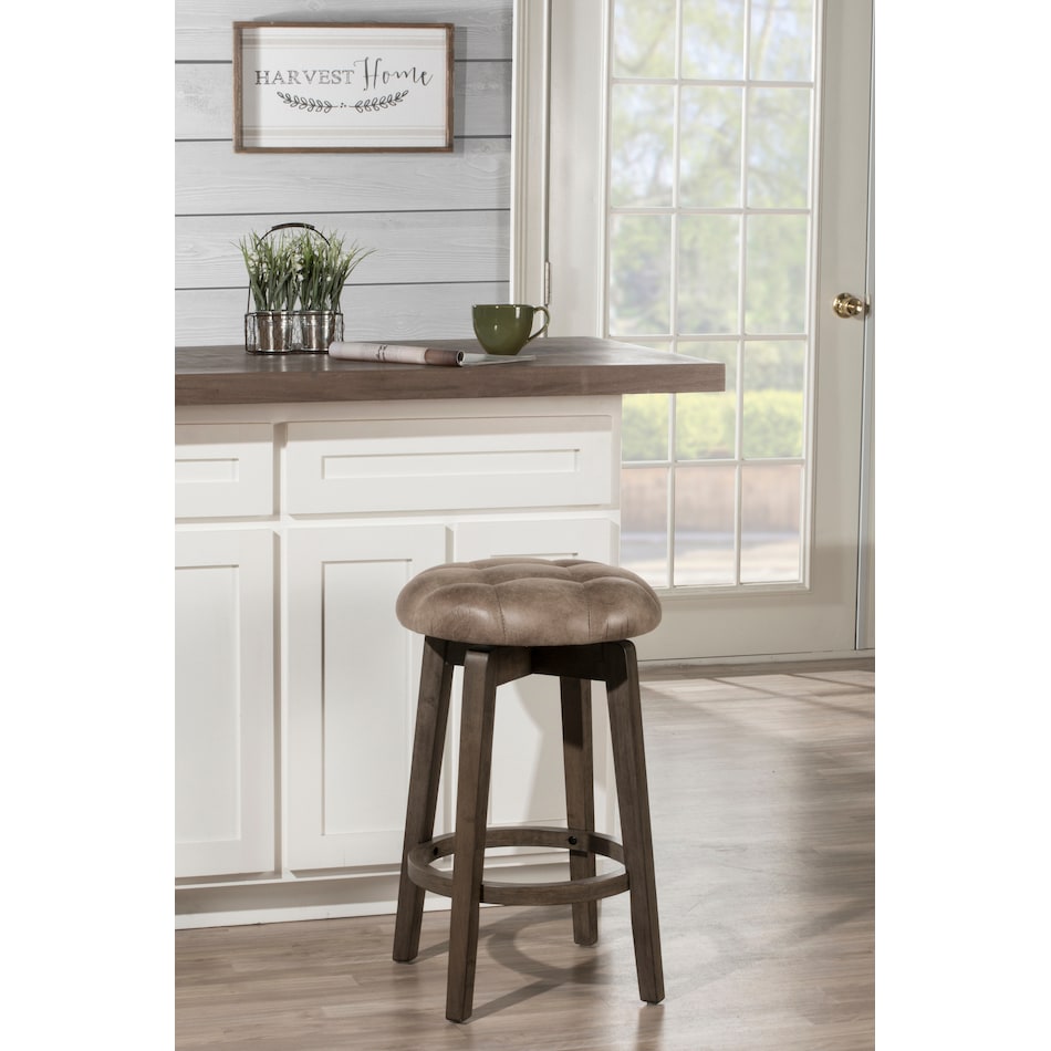 radney distressed gray counter height stool   
