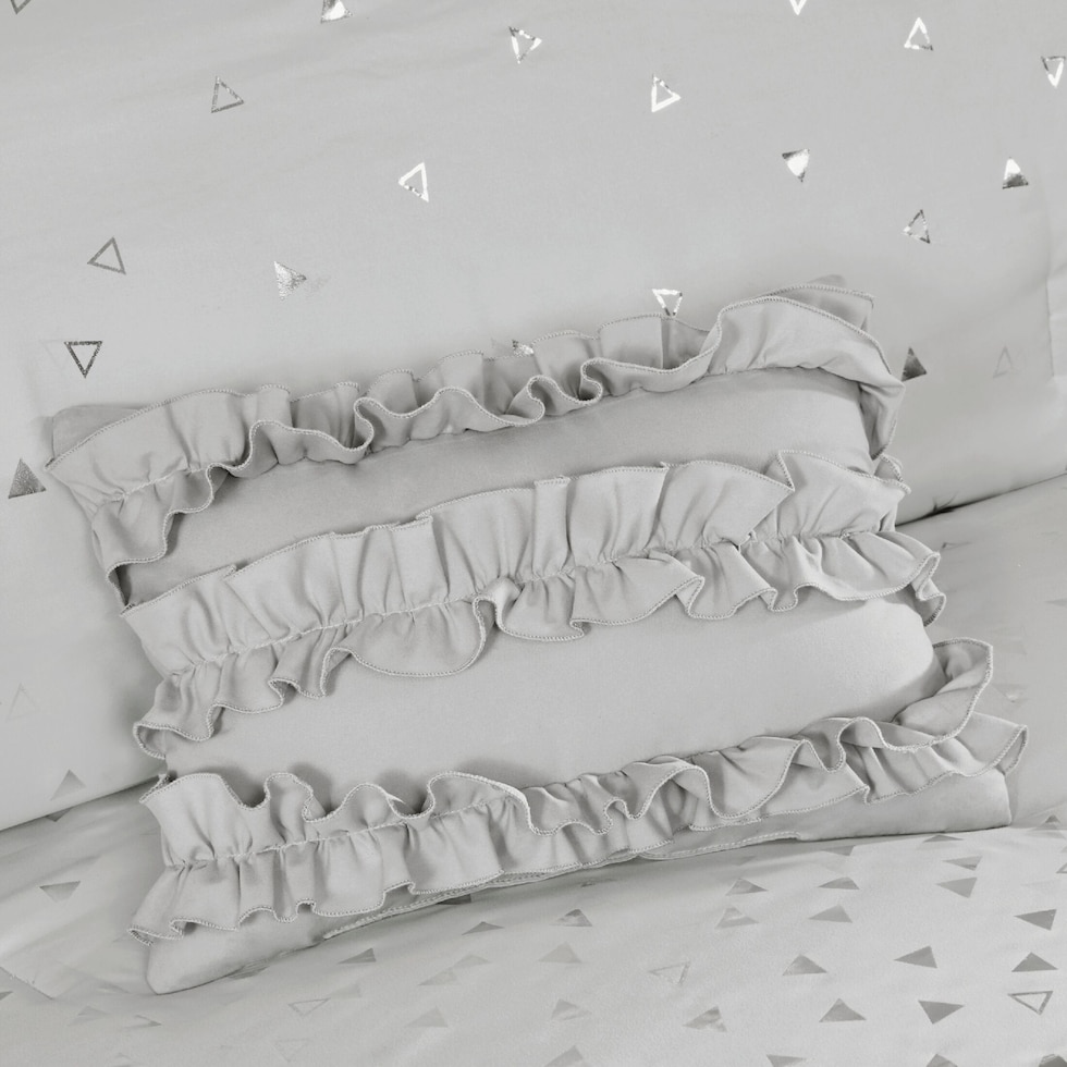 raelynn gray full queen bedding set   