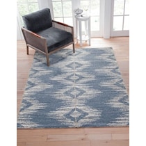 rafe blue area rug  x    