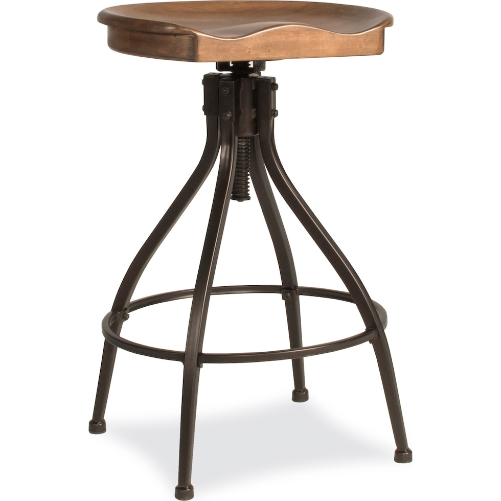 rafe light brown bar stool   