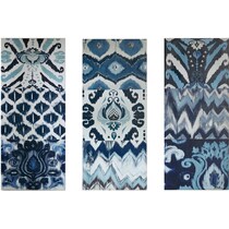 raffaele blue wall art   