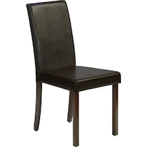 raffaele dark brown chair   