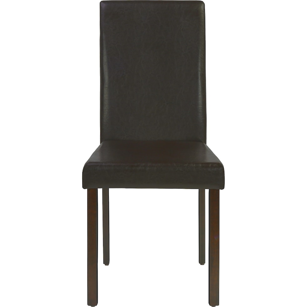 raffaele dark brown chair   