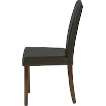 raffaele dark brown chair   