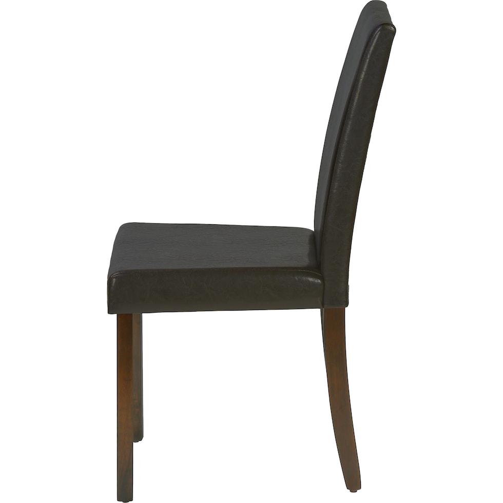 raffaele dark brown chair   