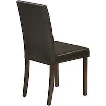 raffaele dark brown chair   