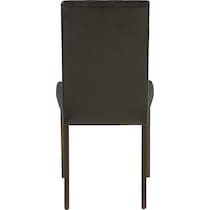 raffaele dark brown chair   