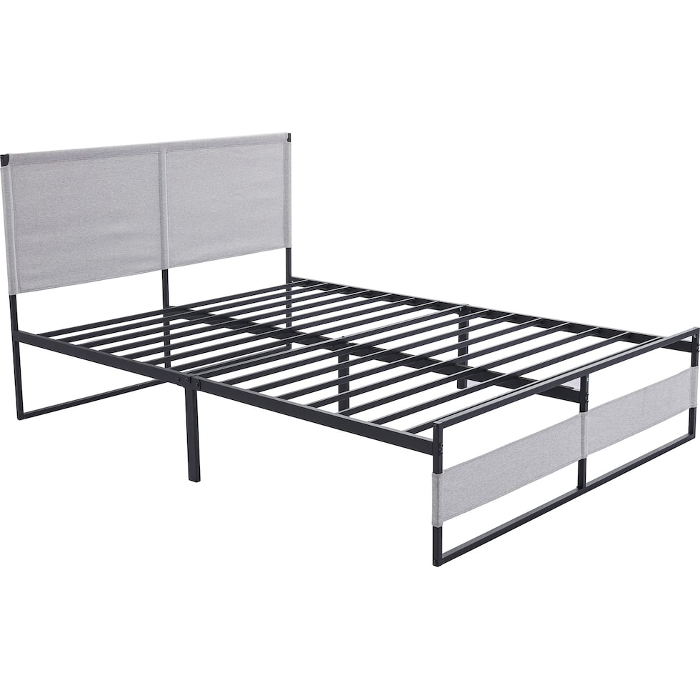 rafferty gray king bed   
