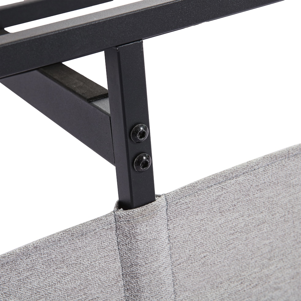 rafferty gray king bed   