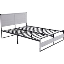 rafferty gray queen bed   