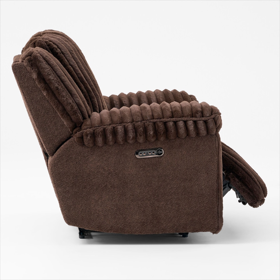 rafi dark brown recliner   