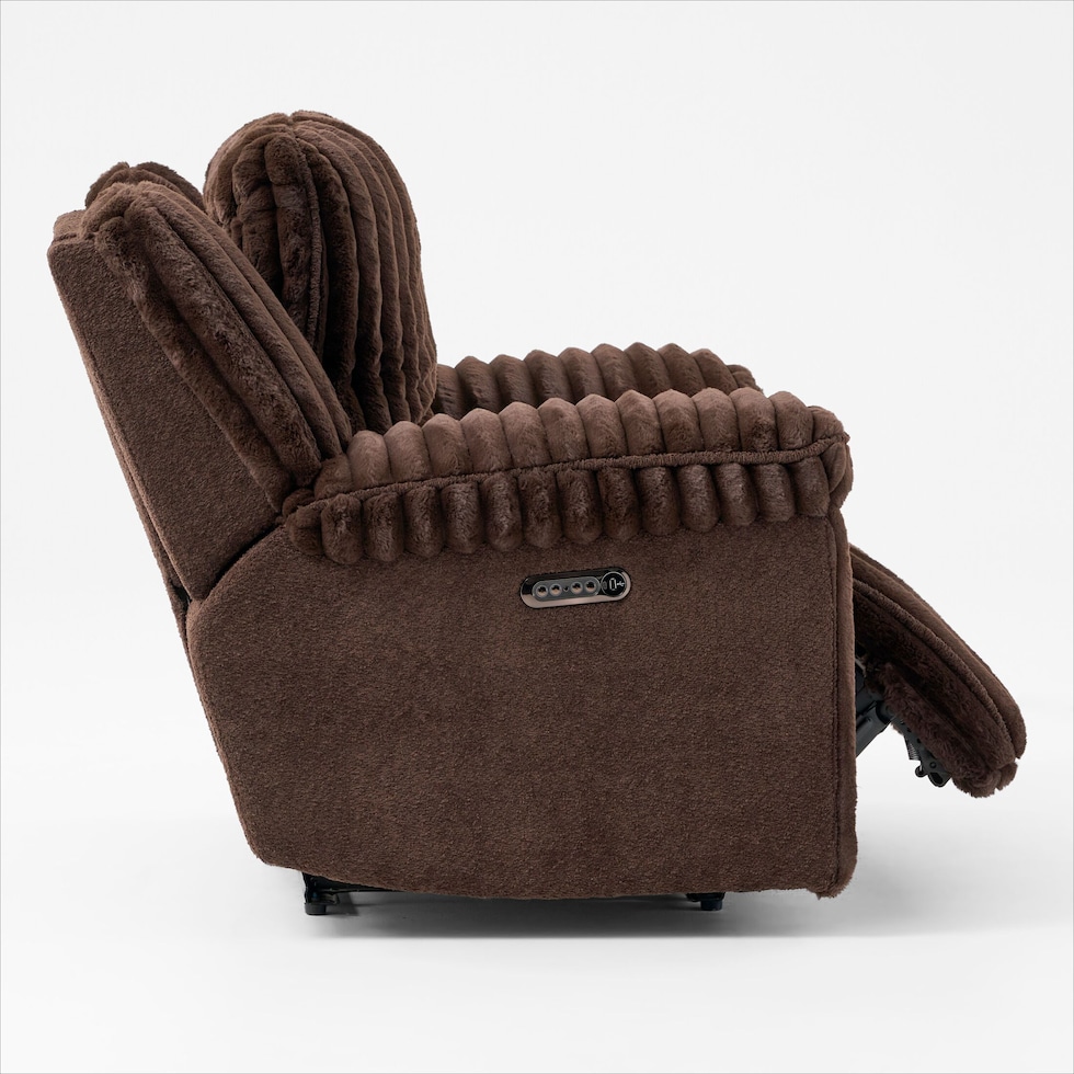 rafi dark brown recliner   