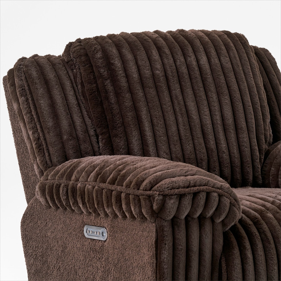 rafi dark brown recliner   