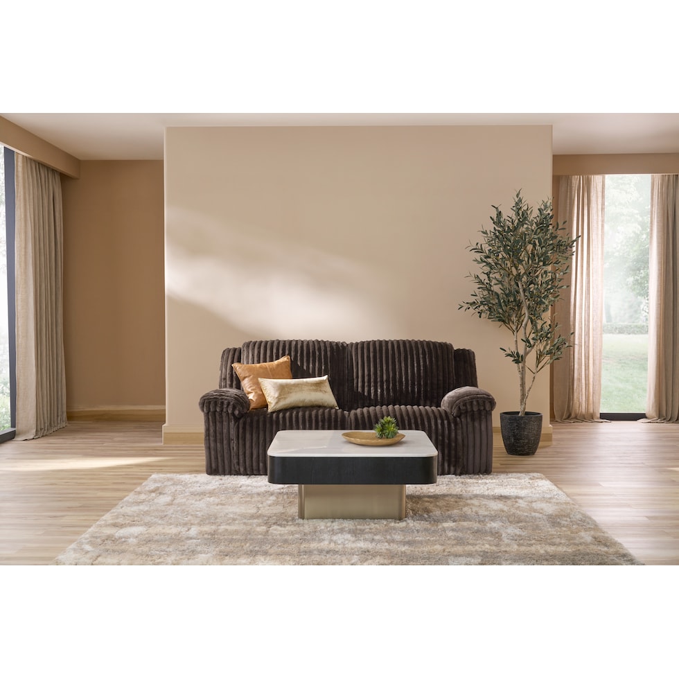 rafi dark brown sofa   