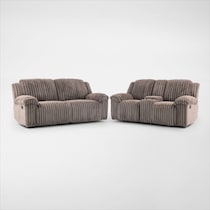 rafi light brown  pc living room   